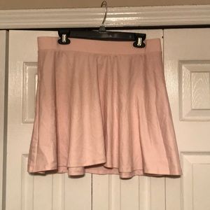 Forever 21+: baby pink skater skirt
